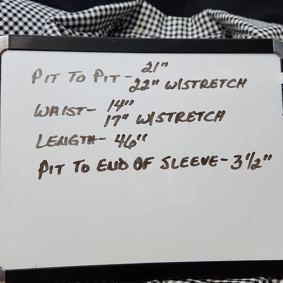 Vintage Danny & Nicole Black & White Gingham Dress Size SM Preppy Money 80s - Picture 9 of 9